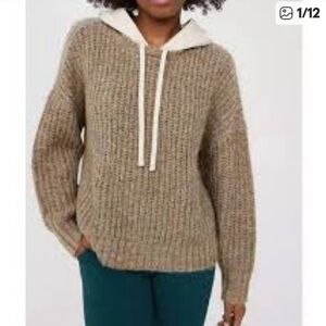 Aerie Tan Hooded Sweater